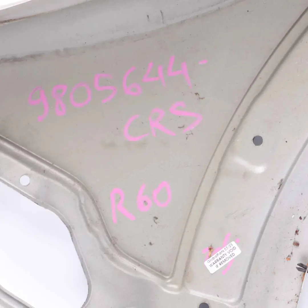 Side Panel Fender Front Right Wing O/S Crystal Silver - B12 to Mini R60 R61 with Part number 9805644 Mini R60 R61 Side Panel Fender Front Right Wing O/S Crystal Silver - B12 - SKU 9805644-CRS - Part number 9805644