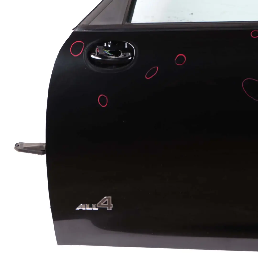  Front Door Mini R60 Countryman Left N/S Absolute Black Metallic - B11 - SKU 9805927-ABS1 - Part number 9805927