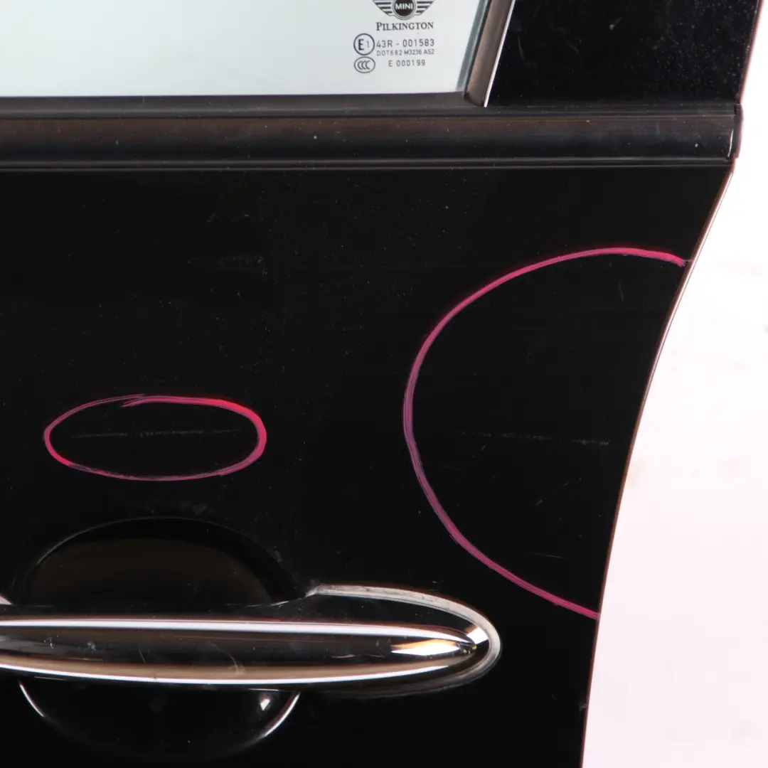 Front Door Mini R60 Countryman Left N/S Absolute Black Metallic - B11 to with Part number 9805927 Front Door Mini R60 Countryman Left N/S Absolute Black Metallic - B11 - SKU 9805927-ABS1 - Part number 9805927