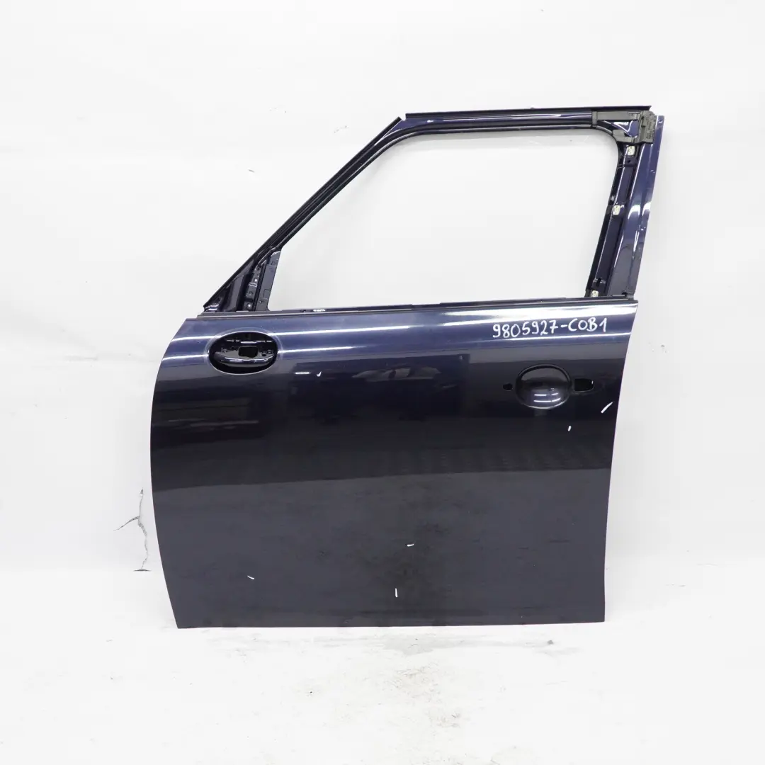 Puerta Delantera Izquierda Azul Cósmico Metalizado - B13 para Mini Countryman R60 con número de pieza 9805927 Mini Countryman R60 Puerta Delantera Izquierda Azul Cósmico Metalizado - B13 - SKU 9805927-COB1 - Número de pieza 9805927