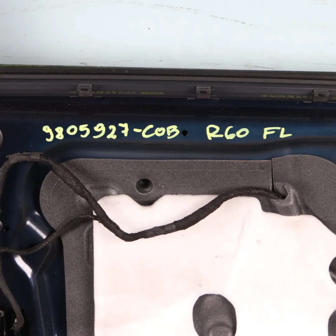 Mini Countryman R60 Door Front Left N/S Cosmic Blue Metallic - B13 - SKU 9805927-COB - Part number 9805927