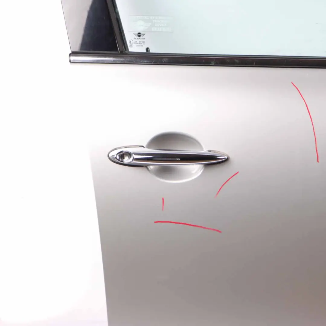 Door Front Right O/S Mini Countryman R60 Crystal Silver Metallic - B12 to with Part number 9805928 Door Front Right O/S Mini Countryman R60 Crystal Silver Metallic - B12 - SKU 9805928-CRS - Part number 9805928