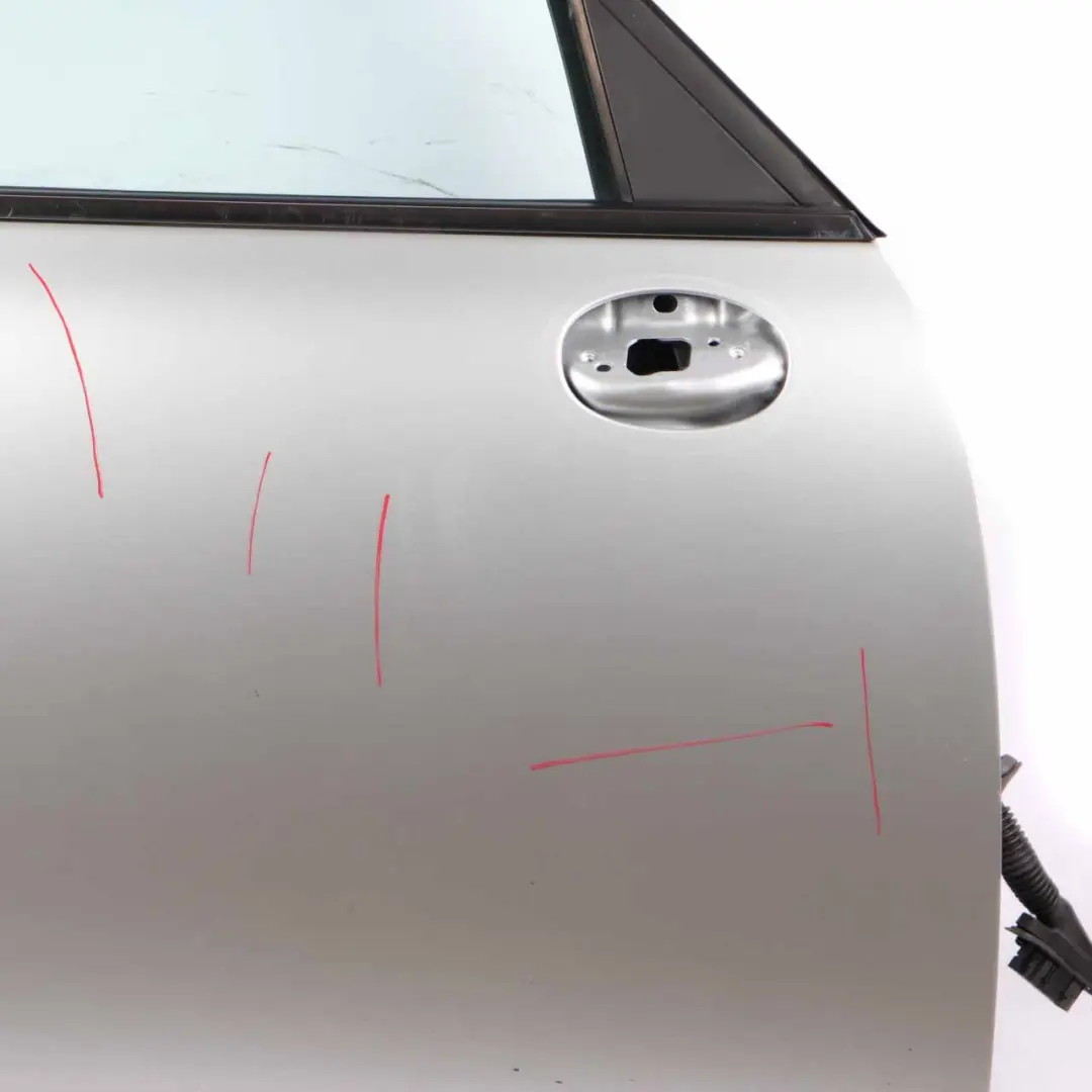 Door Front Right O/S Mini Countryman R60 Crystal Silver Metallic - B12 to with Part number 9805928 Door Front Right O/S Mini Countryman R60 Crystal Silver Metallic - B12 - SKU 9805928-CRS - Part number 9805928