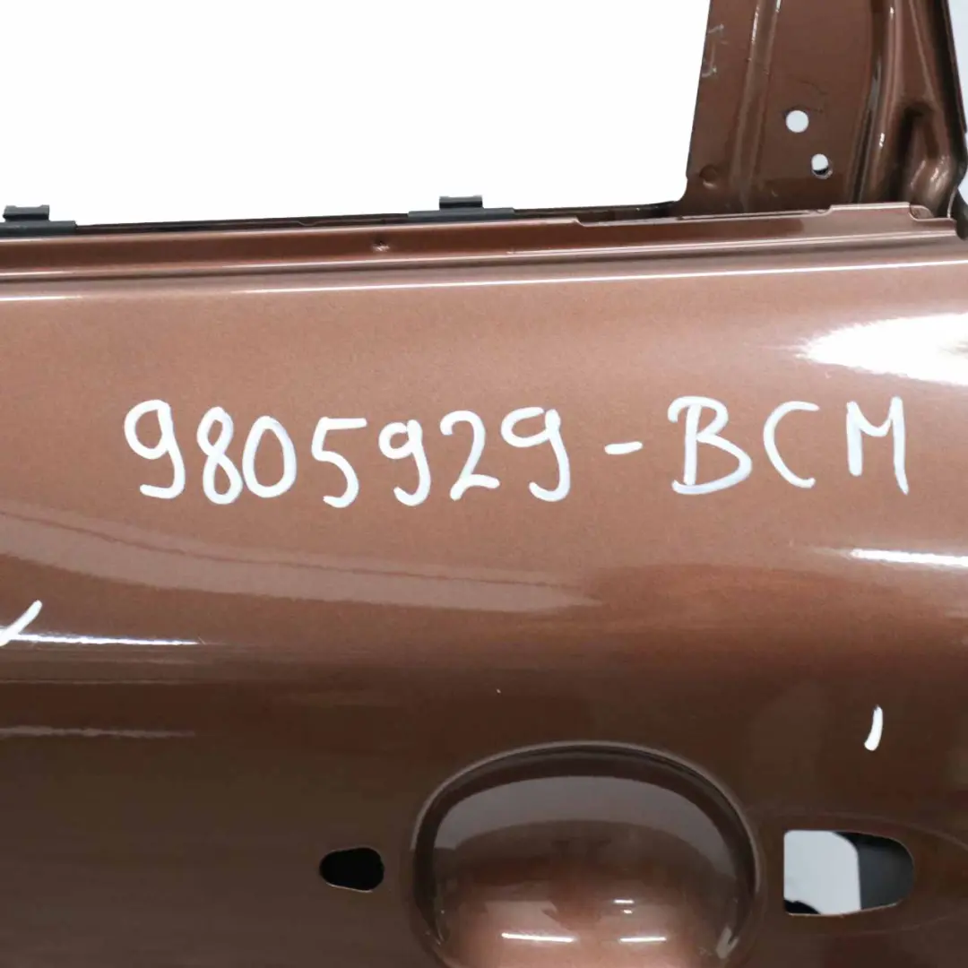 Tür hinten links Brilliant Copper Metallic - B60 für Mini Countryman R60 mit Teilenummer 9805929 Mini Countryman R60 Tür hinten links Brilliant Copper Metallic - B60 - SKU 9805929-BCM - Teilenummer 9805929