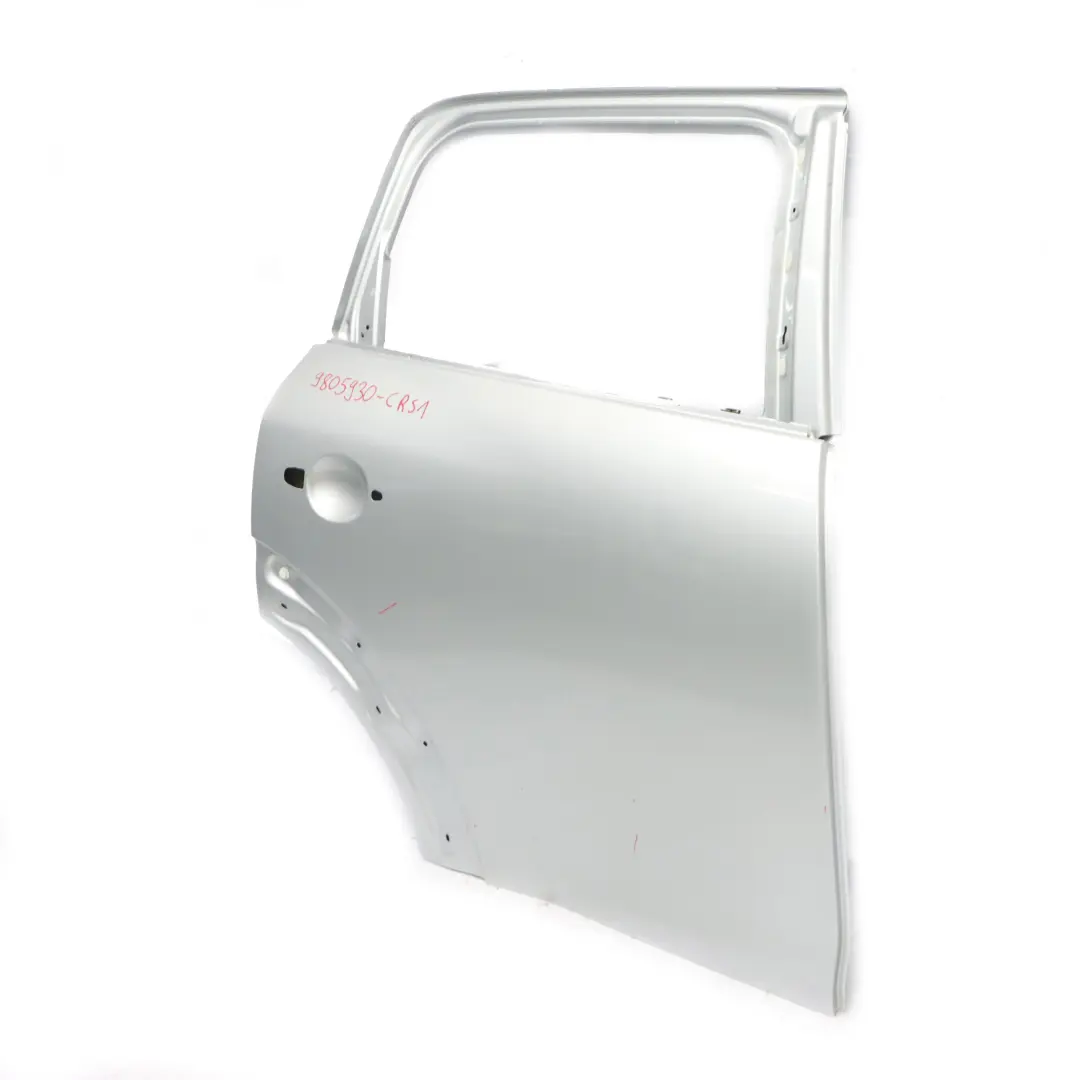 Door Rear Right O/S Mini Countryman R60 Crystal Silver Metallic - B12 to with Part number 9805930 Door Rear Right O/S Mini Countryman R60 Crystal Silver Metallic - B12 - SKU 9805930-CRS1 - Part number 9805930