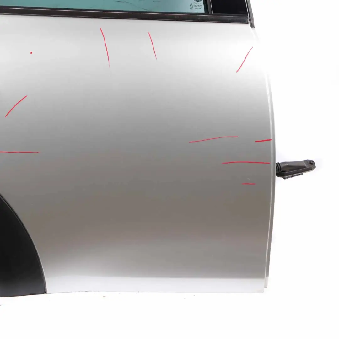 Door Rear Right O/S Mini Countryman R60 Crystal Silver Metallic - B12 to with Part number 9805930 Door Rear Right O/S Mini Countryman R60 Crystal Silver Metallic - B12 - SKU 9805930-CRS - Part number 9805930