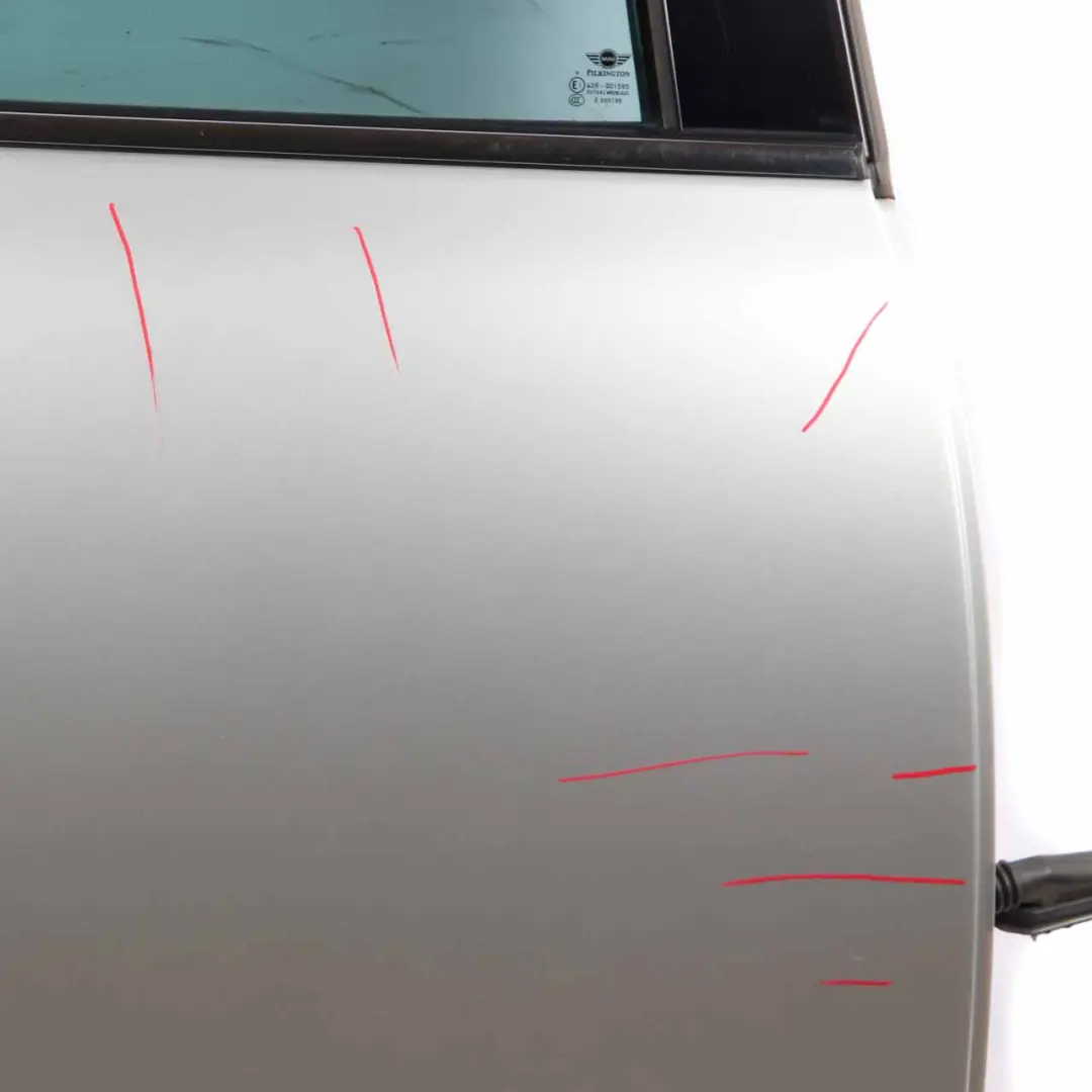 Door Rear Right O/S Mini Countryman R60 Crystal Silver Metallic - B12 to with Part number 9805930 Door Rear Right O/S Mini Countryman R60 Crystal Silver Metallic - B12 - SKU 9805930-CRS - Part number 9805930