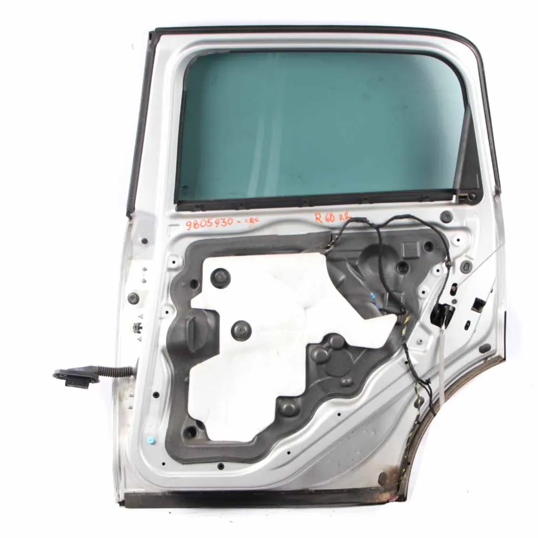 Door Rear Right O/S Mini Countryman R60 Crystal Silver Metallic - B12 to with Part number 9805930 Door Rear Right O/S Mini Countryman R60 Crystal Silver Metallic - B12 - SKU 9805930-CRS - Part number 9805930