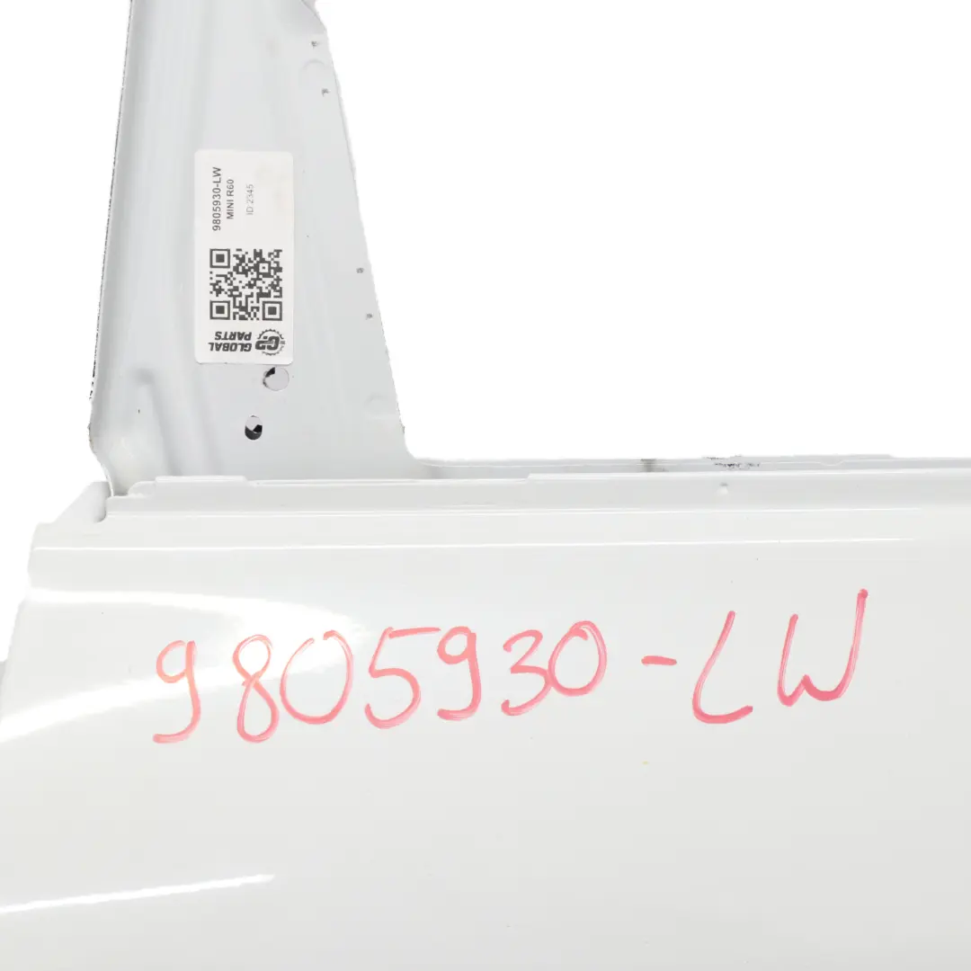 Mini Countryman R60 Porta posteriore destra Light White - B15 - SKU 9805930-LW - Numero di parte 9805930