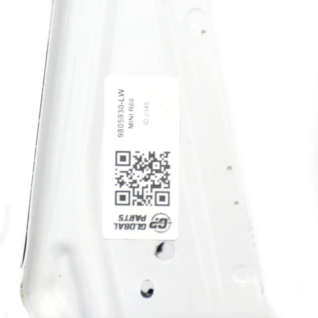 Puerta Trasera Derecha Light White - B15 para Mini Countryman R60 con número de pieza 9805930 Mini Countryman R60 Puerta Trasera Derecha Light White - B15 - SKU 9805930-LW - Número de pieza 9805930