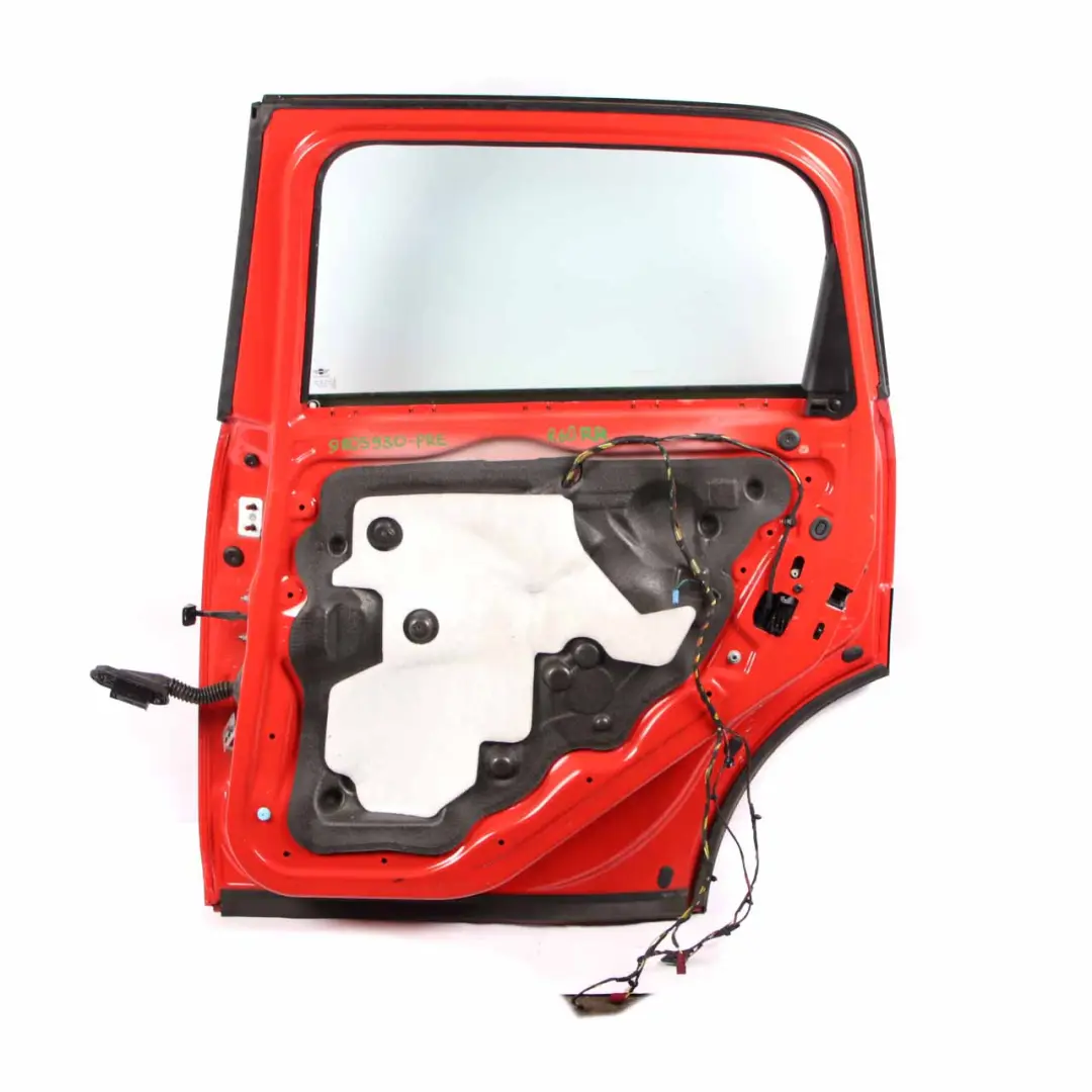 Door Rear Right O/S Pure Red - B16 to Mini Countryman R60 with Part number 9805930 Mini Countryman R60 Door Rear Right O/S Pure Red - B16 - SKU 9805930-PRE - Part number 9805930