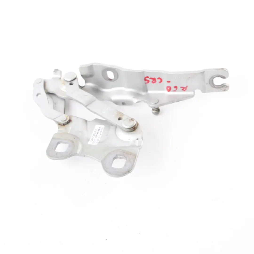 Left N/S Hood Bonnet Hinge Crystal Silver - B12 9801569 to Mini Cooper R60 R61 with Part number 9805937 Mini Cooper R60 R61 Left N/S Hood Bonnet Hinge Crystal Silver - B12 9801569 - SKU 9805937-CRS - Part number 9805937