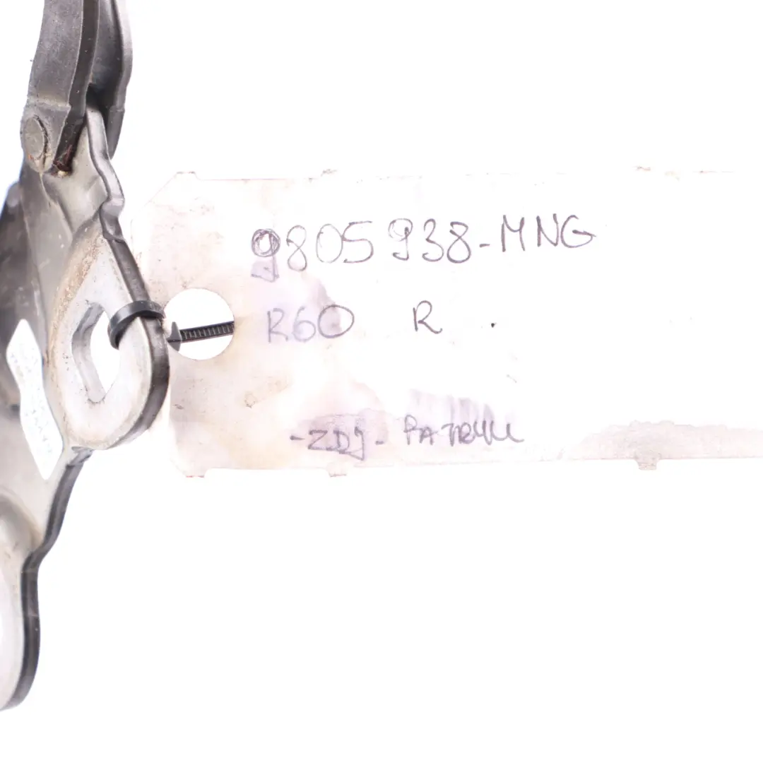 Mini Countryman R60 Bonnet Hinge Right O/S Midnight Grey Metallic - C12 - SKU 9805938-MNG - Part number 9805938