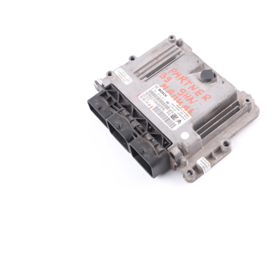 Peugeot Partner B9 9HN 1.6 Dieselmotor Steuergerät Modul ECU 9807885980 - SKU 9805947380 - Teilenummer 9805947380