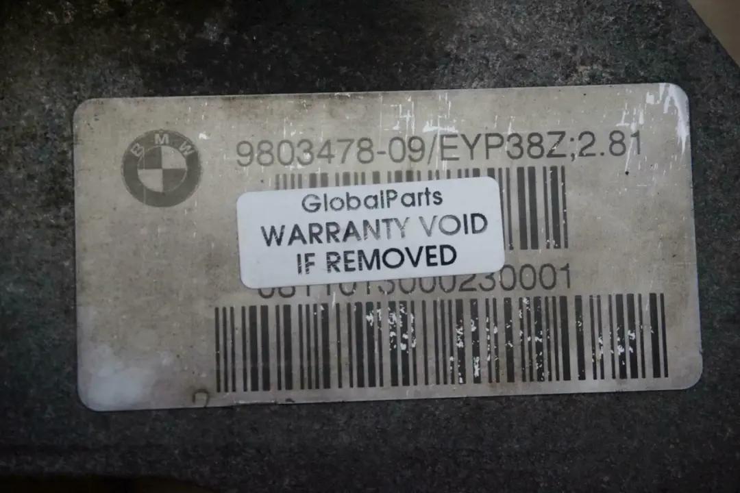 Differential Diff 2,81 Ratio 9803478 WARRANTY to Mini R60 R61 ALL4 Rear with Part number 9806010 Mini R60 R61 ALL4 Rear Differential Diff 2,81 Ratio 9803478 WARRANTY - SKU 9806010 - Part number 9806010