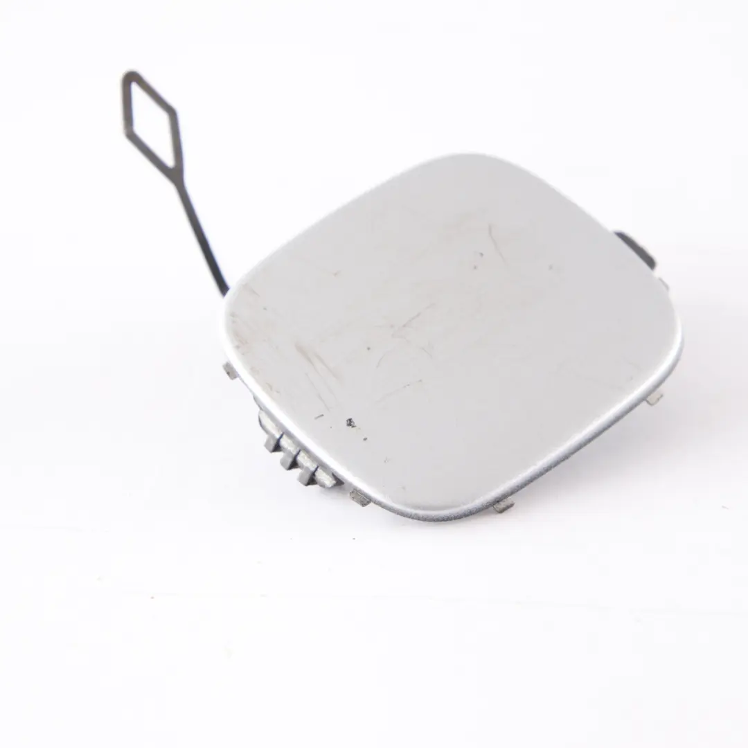 Flap Towing Lug Eye Front Bumper Crystal Silver B12 9802066 to Mini R60 R61 Cover with Part number 9806062 Mini R60 R61 Cover Flap Towing Lug Eye Front Bumper Crystal Silver B12 9802066 - SKU 9806062-CRS - Part number 9806062