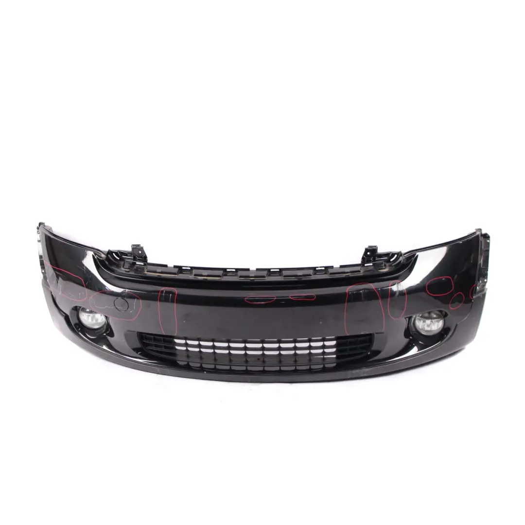 Front Bumper Trim Panel Aerokit Absolute Black B11 to Mini R60 Countryman with Part number 9806063 Mini R60 Countryman Front Bumper Trim Panel Aerokit Absolute Black B11 - SKU 9806063-ABS2 - Part number 9806063