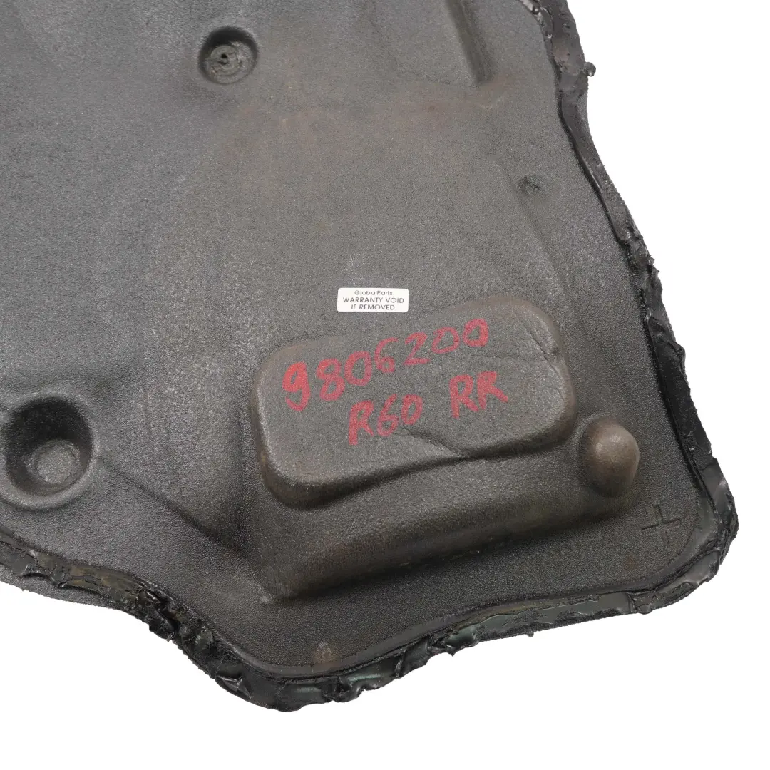 Right Door O/S Sound Insulating Cover Foam to Mini Countryman R60 Rear with Part number 9806200 Mini Countryman R60 Rear Right Door O/S Sound Insulating Cover Foam - SKU 9806200 - Part number 9806200