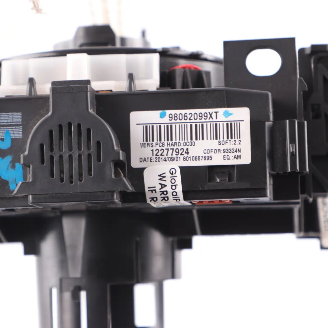  Citroen Dispatch Steering Column Cluster Switch Wiper Stalk Squib - SKU 98062099XT - Part number 98062099XT