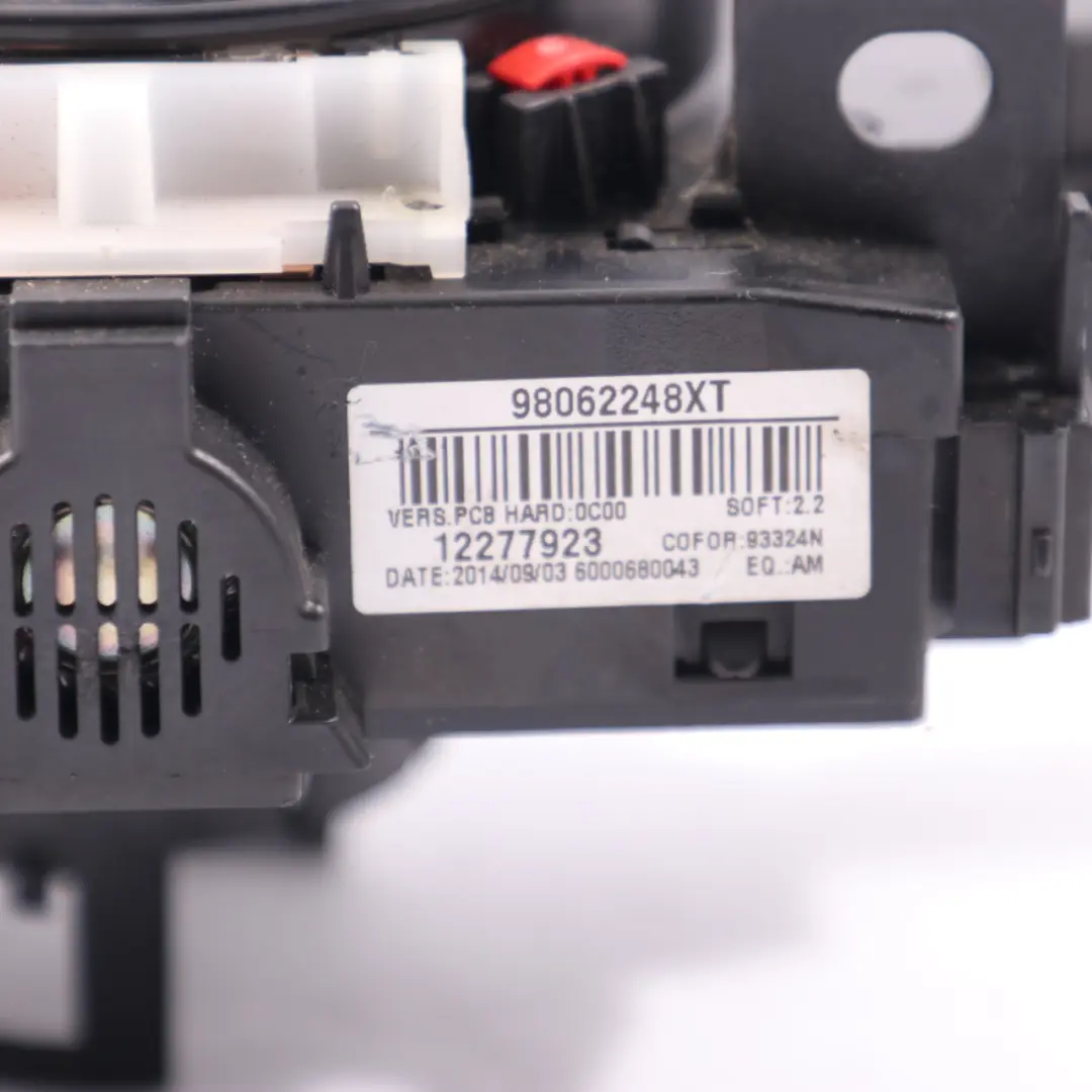  Interruptor columna dirección Citroen Berlingo Partner Escobilla - SKU 98062248 - Número de pieza 98062248