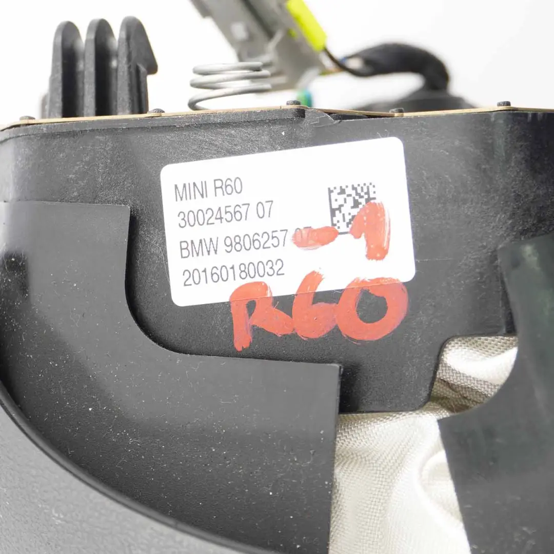 Mini Countryman R60 Steering Wheel Driver's Side Airbag Module DAMAGED - SKU 9806257-1 - Part number 9806257