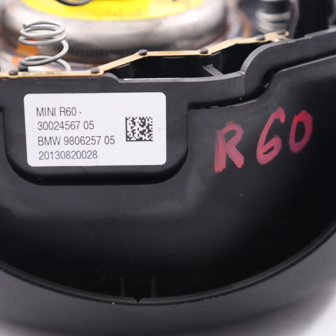 Poduszka AIRBAG Powietrzna Kierowcy do Mini R60 R61 o numerze 9806257 Mini R60 R61 Poduszka AIRBAG Powietrzna Kierowcy - SKU 9806257 - Numer Części 9806257