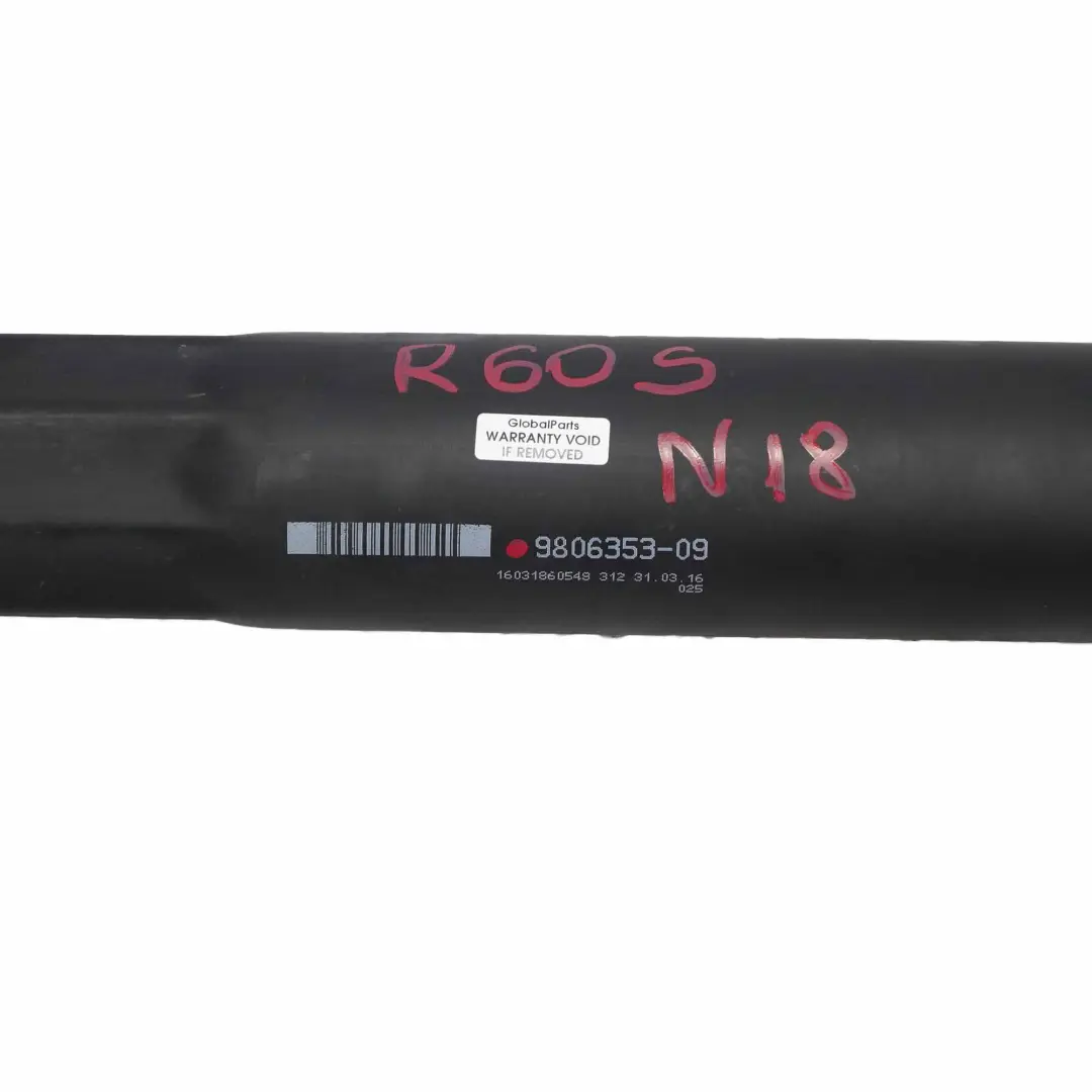 Cambio Albero L Posteriore = 2145MM per Mini R60 R61 Cooper S ALL4 con numero di parte 9806353 Mini R60 R61 Cooper S ALL4 Cambio Albero L Posteriore = 2145MM - SKU 9806353 - Numero di parte 9806353