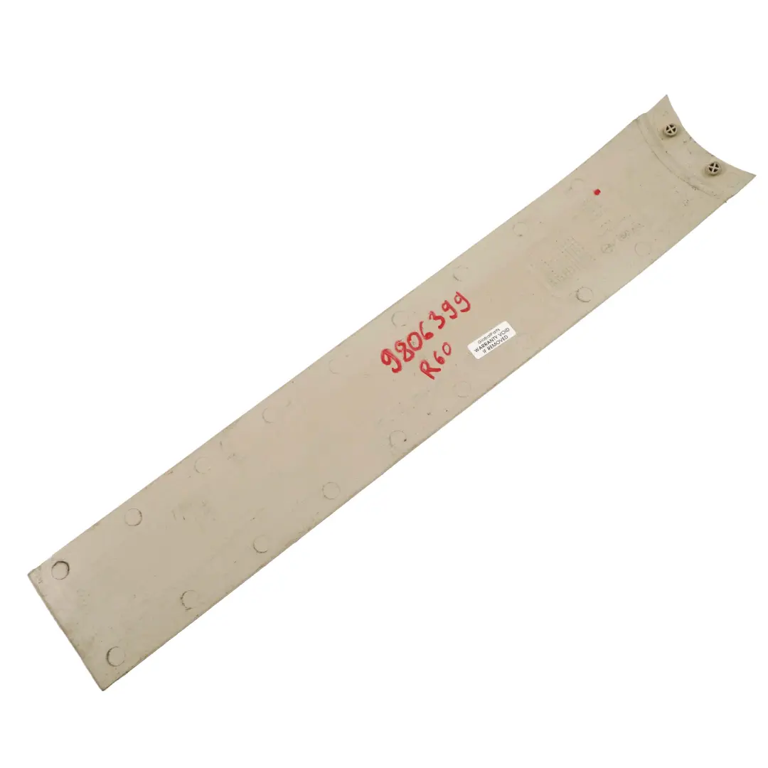 Mini Countryman R60 Centre Console Mat Insert Long Rail Polar Beige 9801474 - SKU 9806399 - Part number 9806399