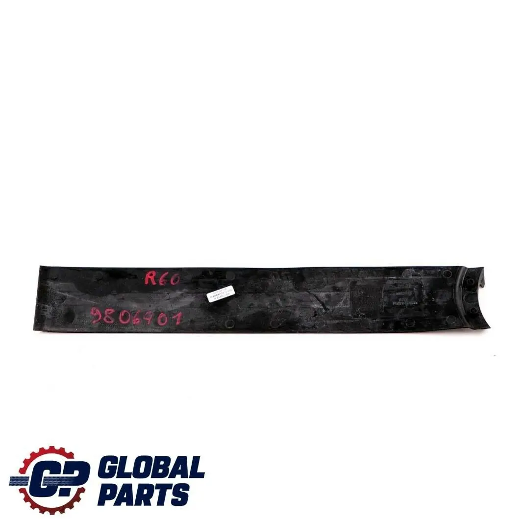 Einlegematte Schiene Lang Schwarz 9801474 für BMW MINI Countryman R60 mit Teilenummer 9806401 BMW MINI Countryman R60 Einlegematte Schiene Lang Schwarz 9801474 - SKU 9806401 - Teilenummer 9806401