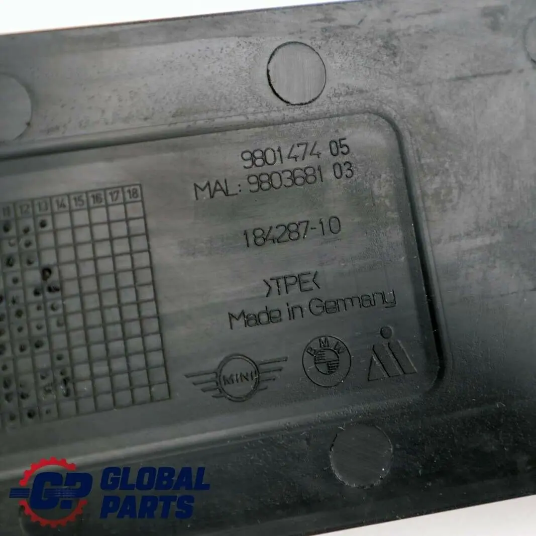 Mata Konsoli Szyna Czarna do MINI Countryman R60 o numerze 9806401 MINI Countryman R60 Mata Konsoli Szyna Czarna - SKU 9806401 - Numer Części 9806401