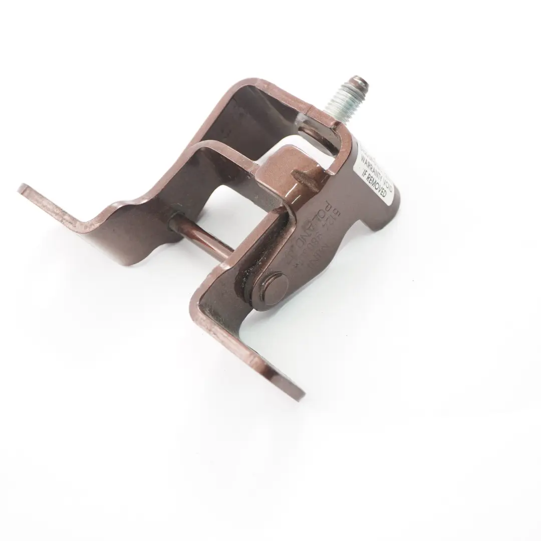 Stamm Scharnier hinten Boot rechts Brilliant Copper B60 9803050 für Mini R60 mit Teilenummer 9806461 Mini R60 Stamm Scharnier hinten Boot rechts Brilliant Copper B60 9803050 - SKU 9806461-BCM - Teilenummer 9806461