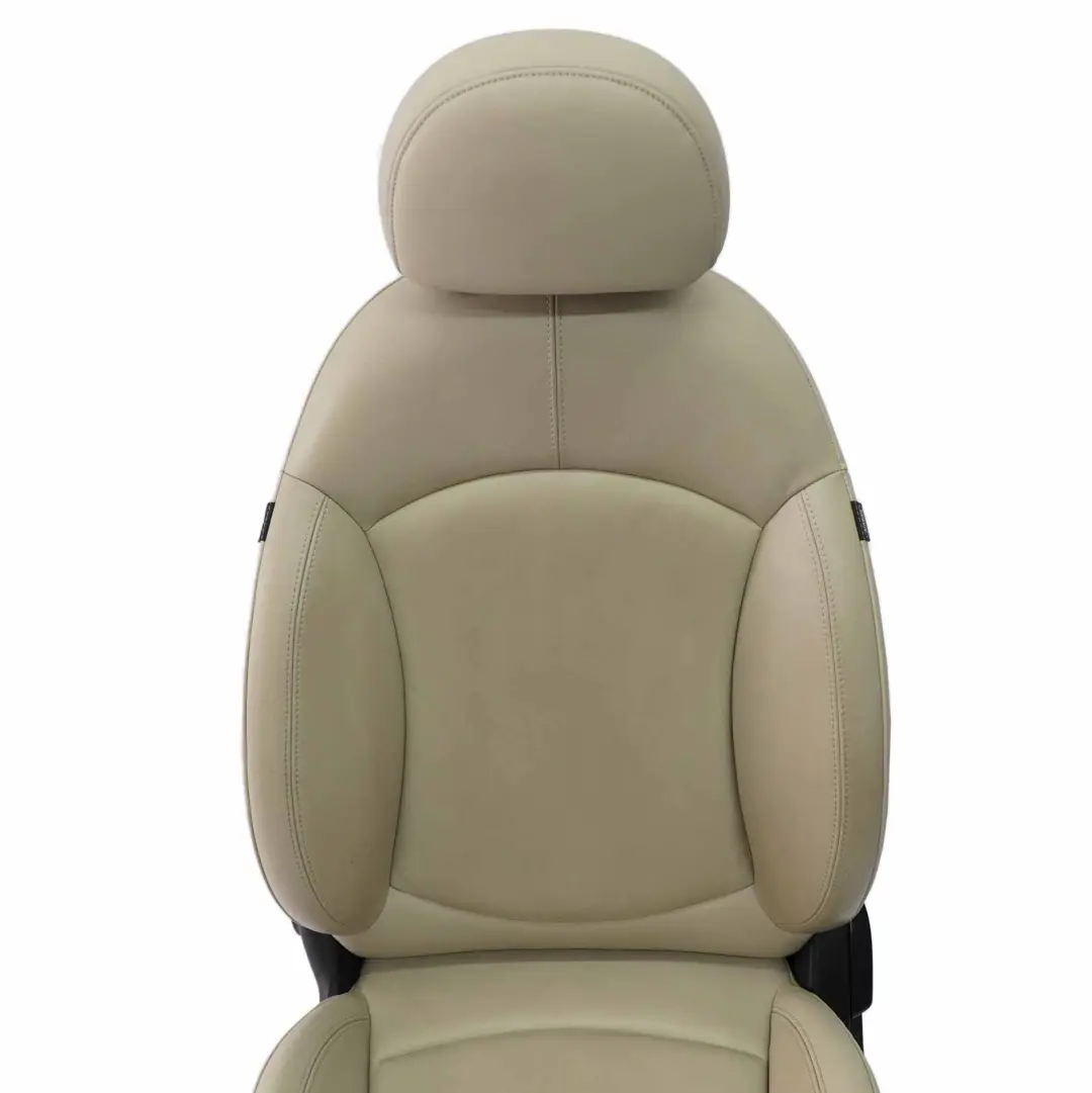 Front Seat Mini Cooper R60 Sport Heated Left N/S Leather Gravity Polar Beige  - SKU 9806613-1 - Part number 9806613