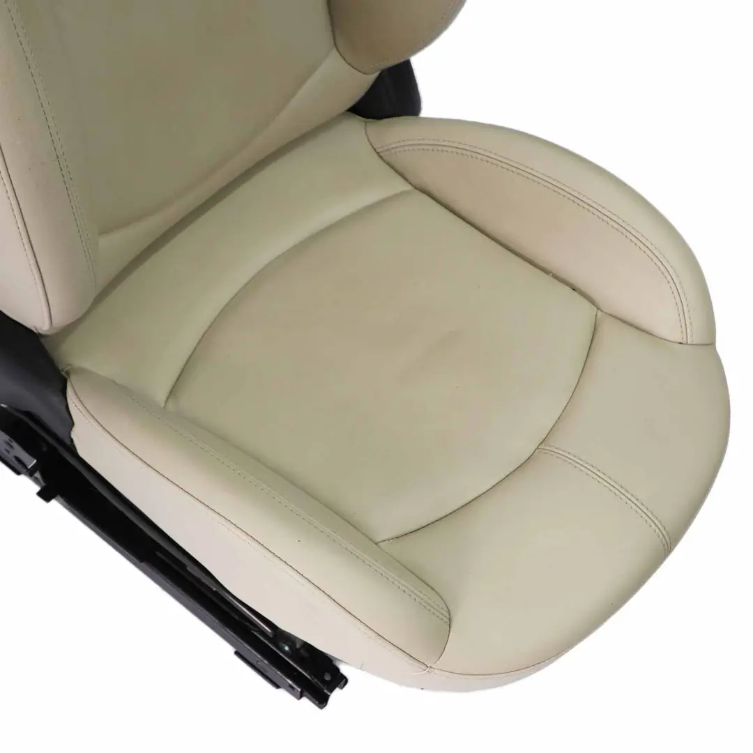 Front Seat Mini Cooper R60 Sport Heated Left N/S Leather Gravity Polar Beige  - SKU 9806613-1 - Part number 9806613