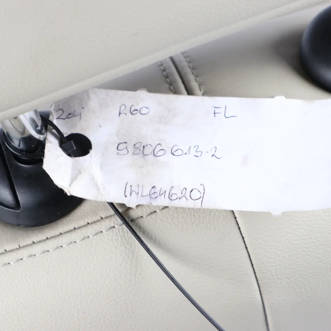 Front Seat Sport Left N/S Leather Gravity Polar Beige to Mini Cooper R60 with Part number 9806613 Mini Cooper R60 Front Seat Sport Left N/S Leather Gravity Polar Beige - SKU 9806613-2 - Part number 9806613