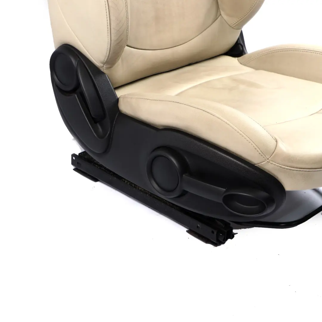 Front Seat Mini Cooper R60 Sport Right O/S Leather Gravity Polar Beige to with Part number 9806614 Front Seat Mini Cooper R60 Sport Right O/S Leather Gravity Polar Beige - SKU 9806614-2 - Part number 9806614