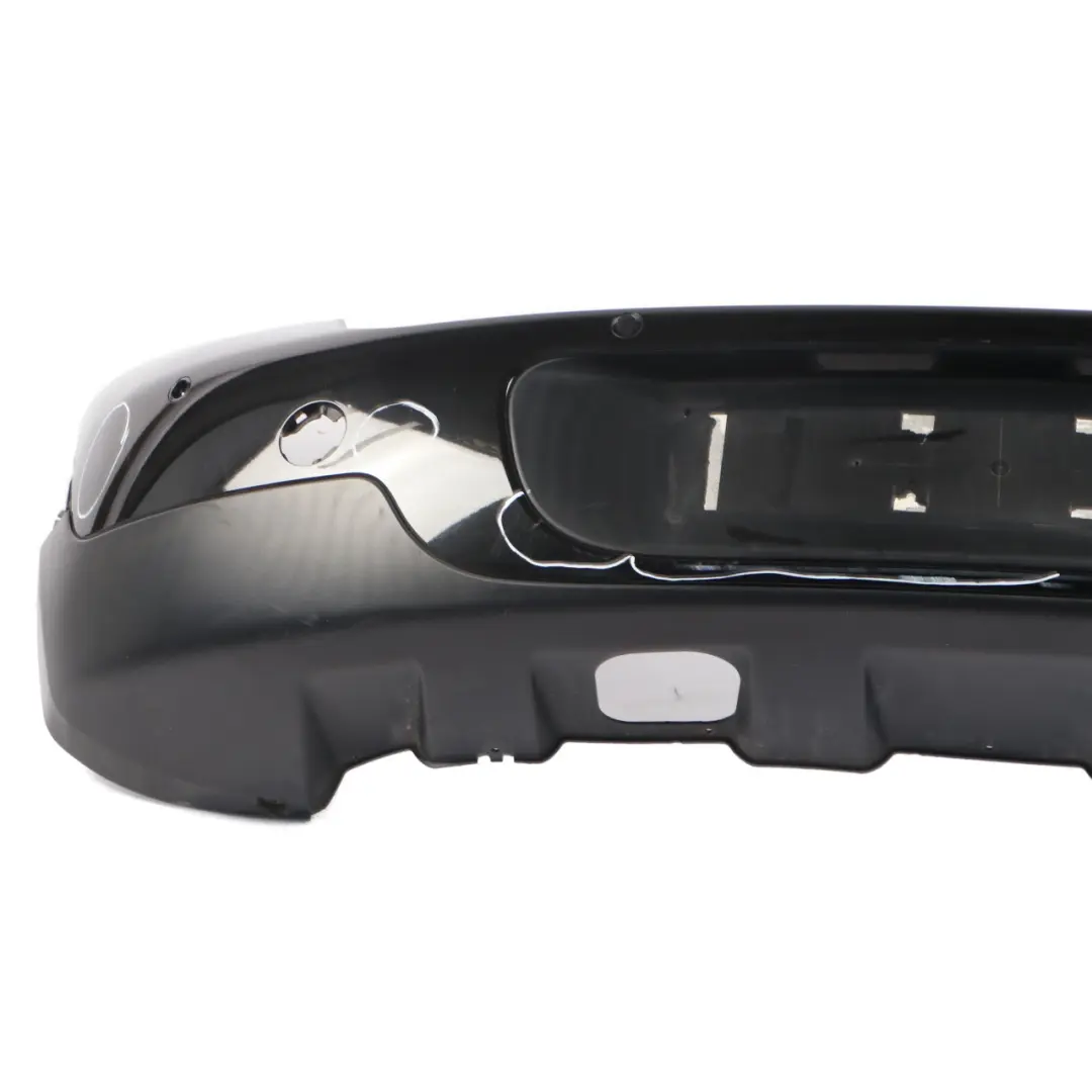 Panel Rear Bumper PDC Absolute Black Metallic - B11 to Mini Countryman R60 with Part number 9806645 Mini Countryman R60 Panel Rear Bumper PDC Absolute Black Metallic - B11 - SKU 9806645-ABS - Part number 9806645