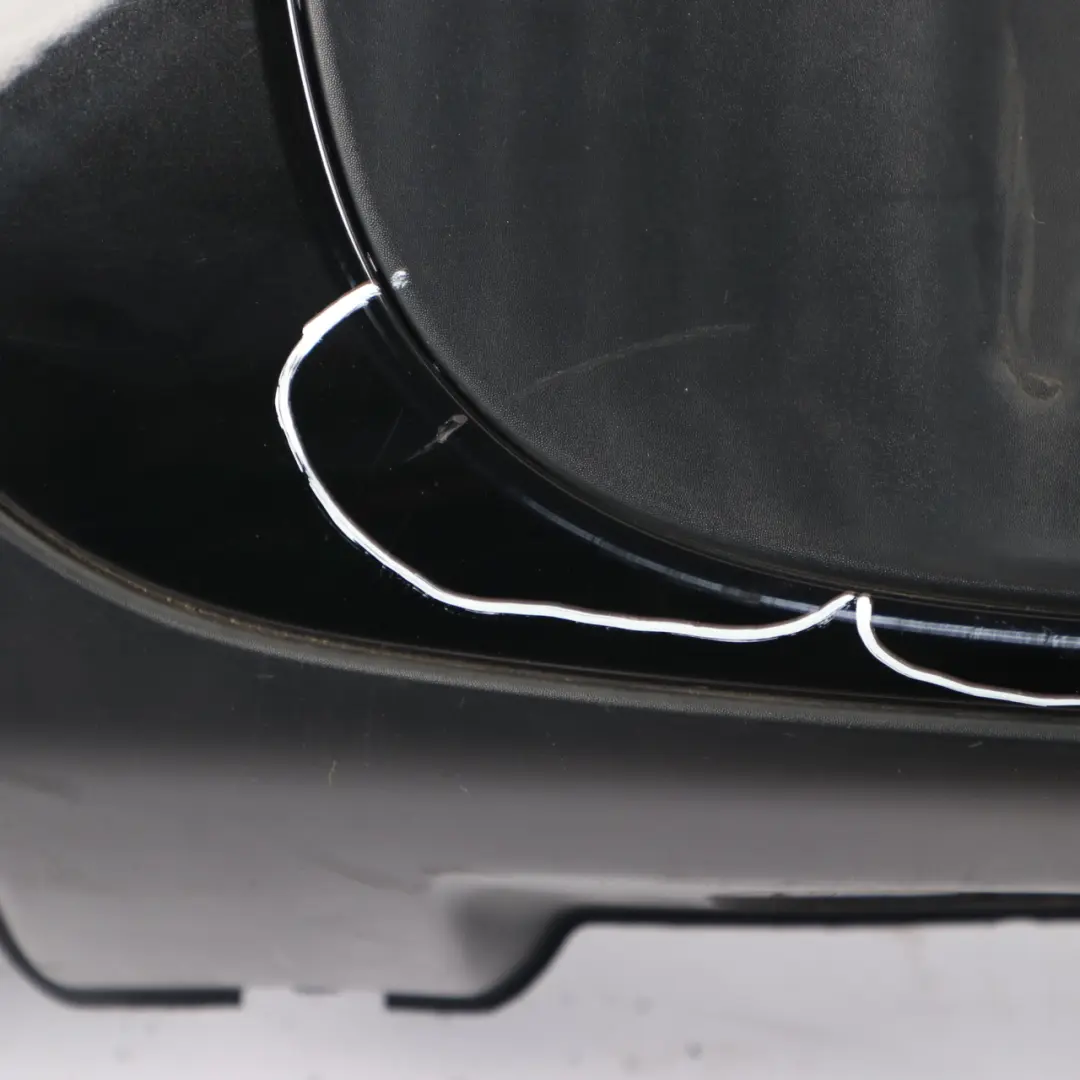 Panel Rear Bumper PDC Absolute Black Metallic - B11 to Mini Countryman R60 with Part number 9806645 Mini Countryman R60 Panel Rear Bumper PDC Absolute Black Metallic - B11 - SKU 9806645-ABS - Part number 9806645
