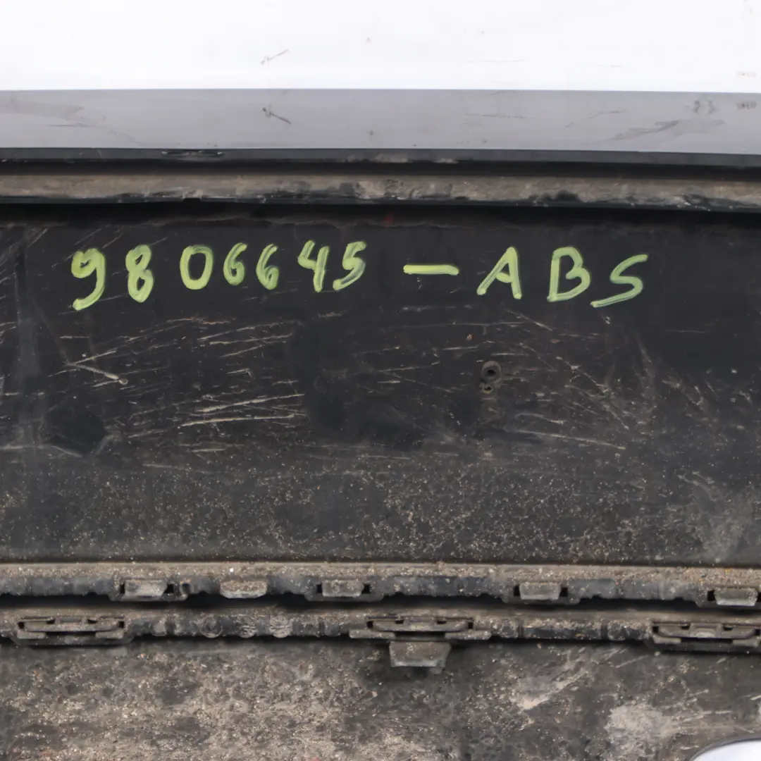 Panel Rear Bumper PDC Absolute Black Metallic - B11 to Mini Countryman R60 with Part number 9806645 Mini Countryman R60 Panel Rear Bumper PDC Absolute Black Metallic - B11 - SKU 9806645-ABS - Part number 9806645