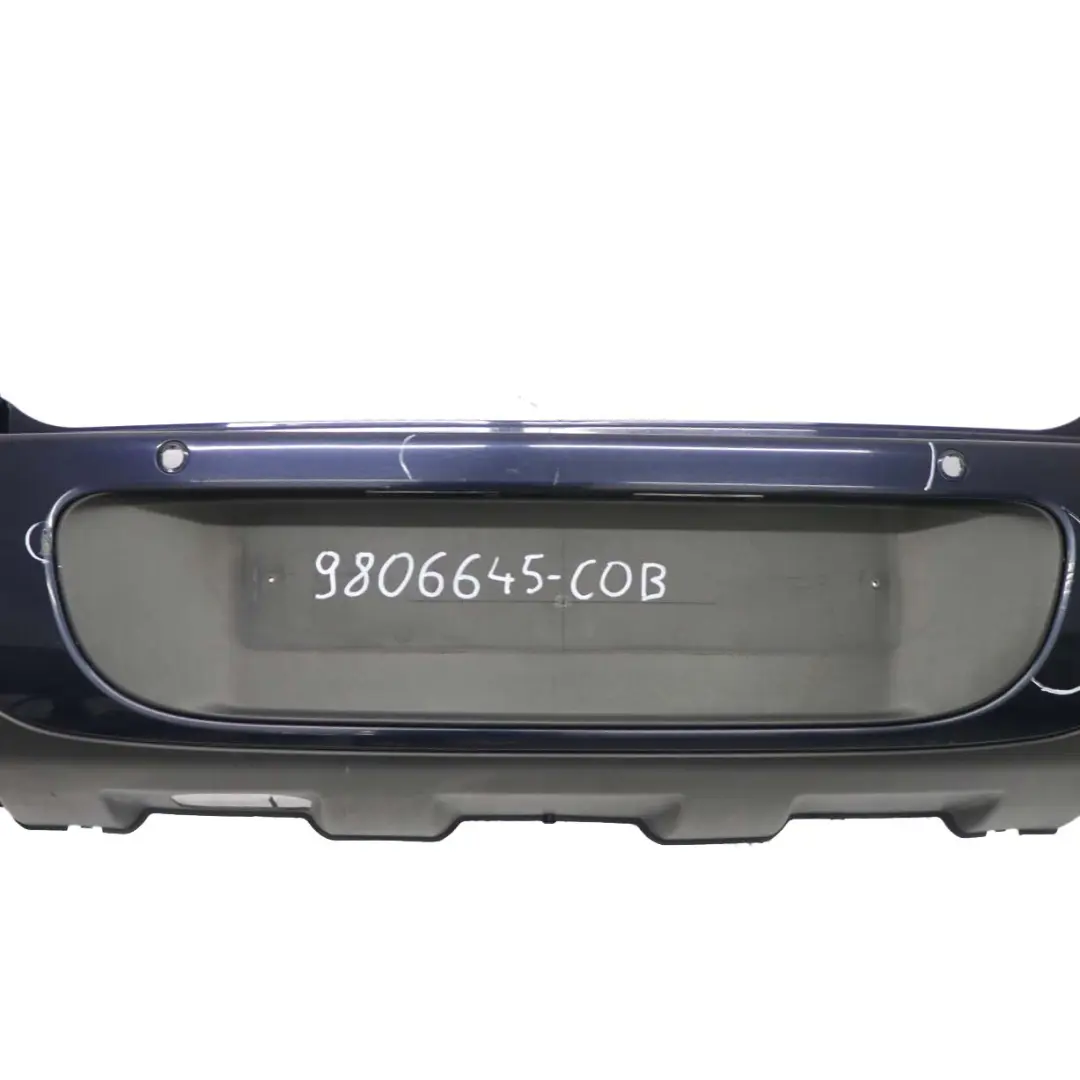 Stossfänger Hinten PDC Cosmic Blue Blau Metallic - B13 für Mini Countryman R60 mit Teilenummer 9806645 Mini Countryman R60 Stossfänger Hinten PDC Cosmic Blue Blau Metallic - B13 - SKU 9806645-COB - Teilenummer 9806645