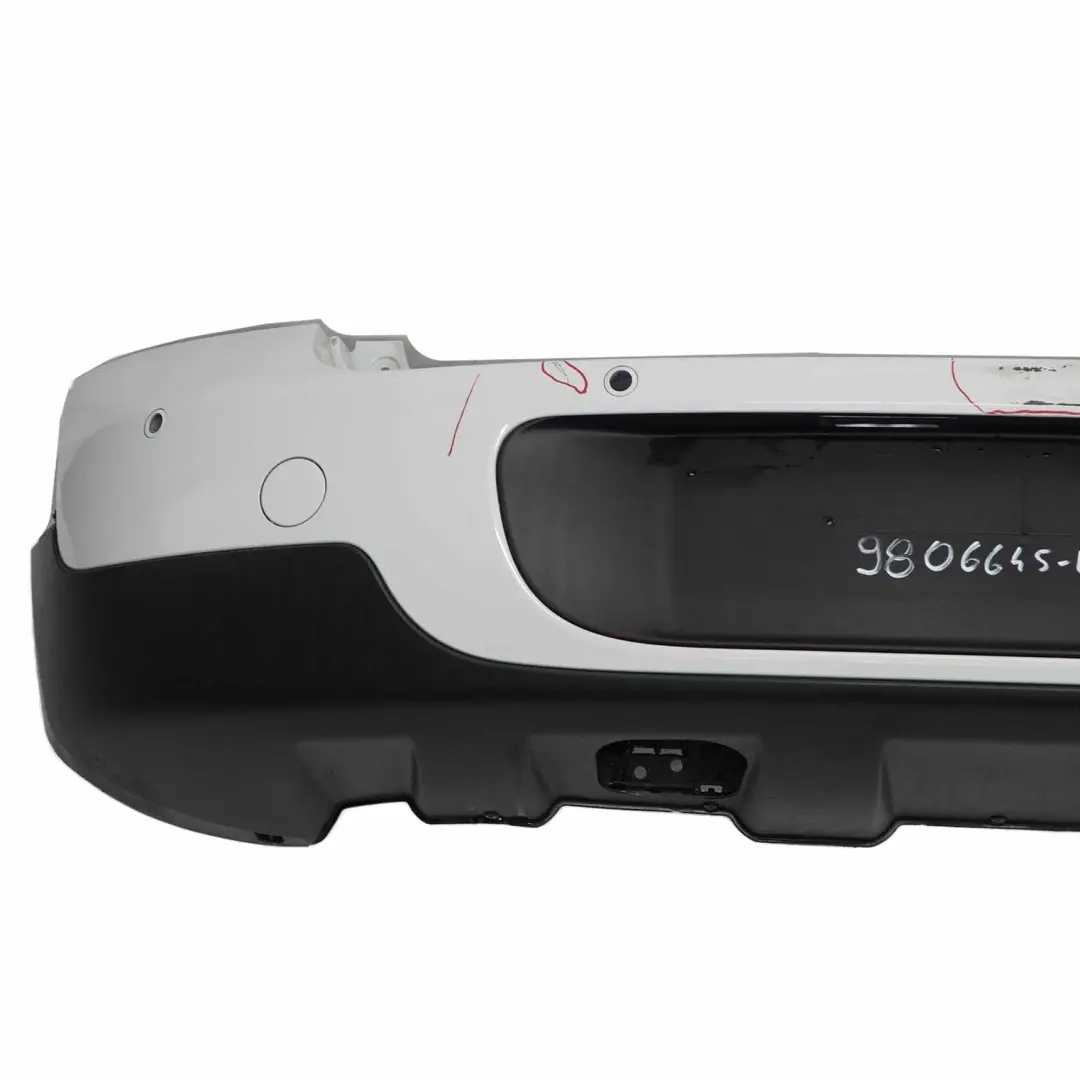 Bumper Trim Panel Cover PDC Light White - B15 to Mini Countryman R60 Rear with Part number 9806645 Mini Countryman R60 Rear Bumper Trim Panel Cover PDC Light White - B15 - SKU 9806645-LW1 - Part number 9806645