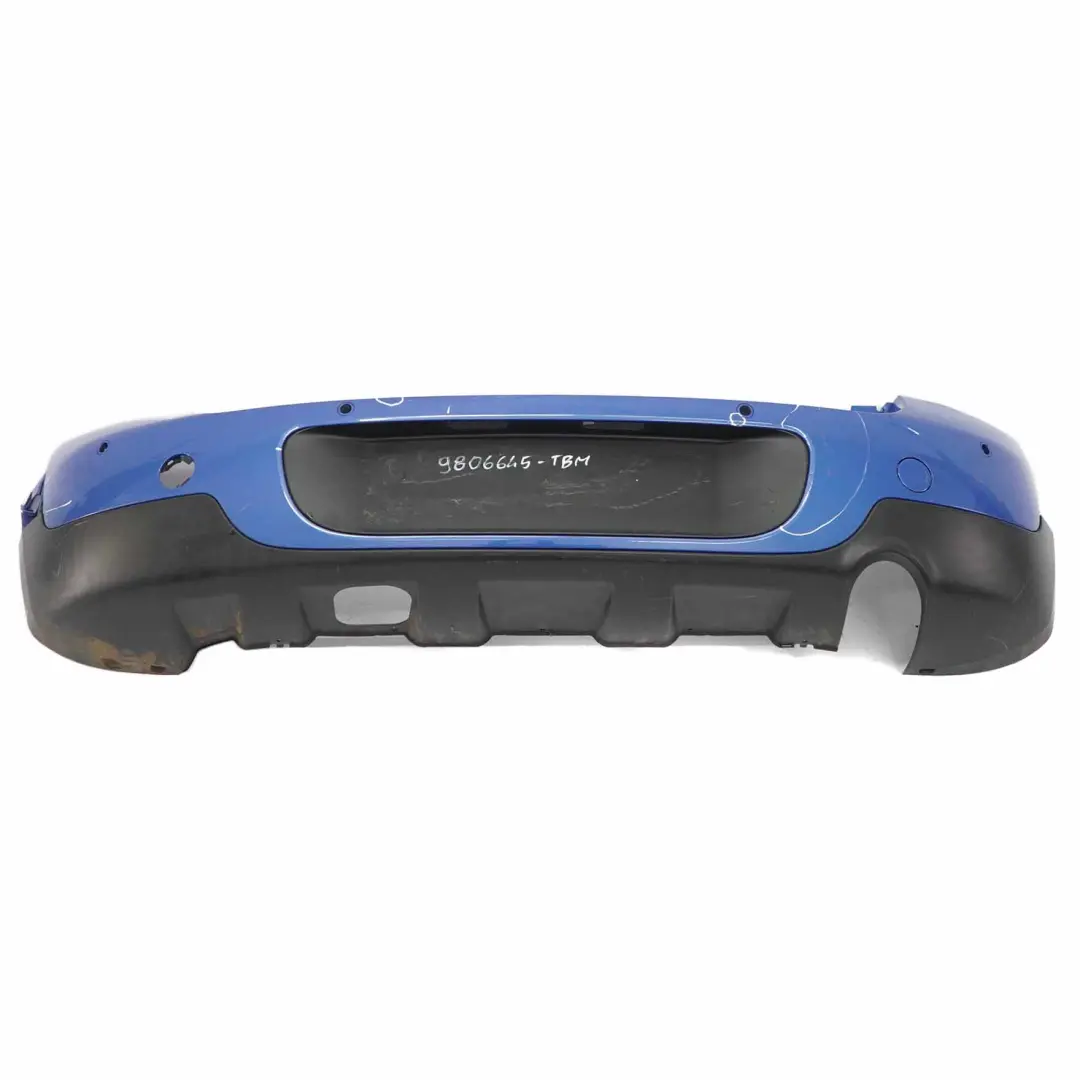 Mini Countryman R60 Rear Bumper Trim Panel Cover PDC True Blue Metallic - B14 - SKU 9806645-TBM - Part number 9806645