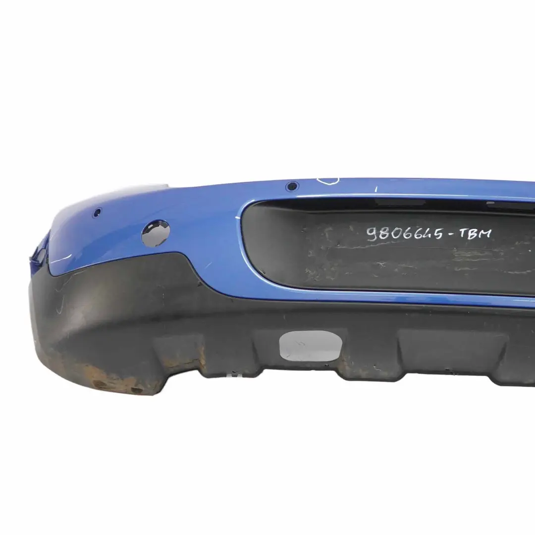 Mini Countryman R60 Panel hintere Stoßstange PDC True Blue Metallic - B14 - SKU 9806645-TBM - Teilenummer 9806645