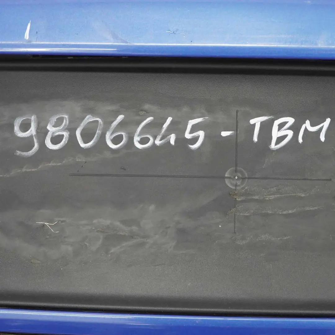 Panel hintere Stoßstange PDC True Blue Metallic - B14 für Mini Countryman R60 mit Teilenummer 9806645 Mini Countryman R60 Panel hintere Stoßstange PDC True Blue Metallic - B14 - SKU 9806645-TBM - Teilenummer 9806645