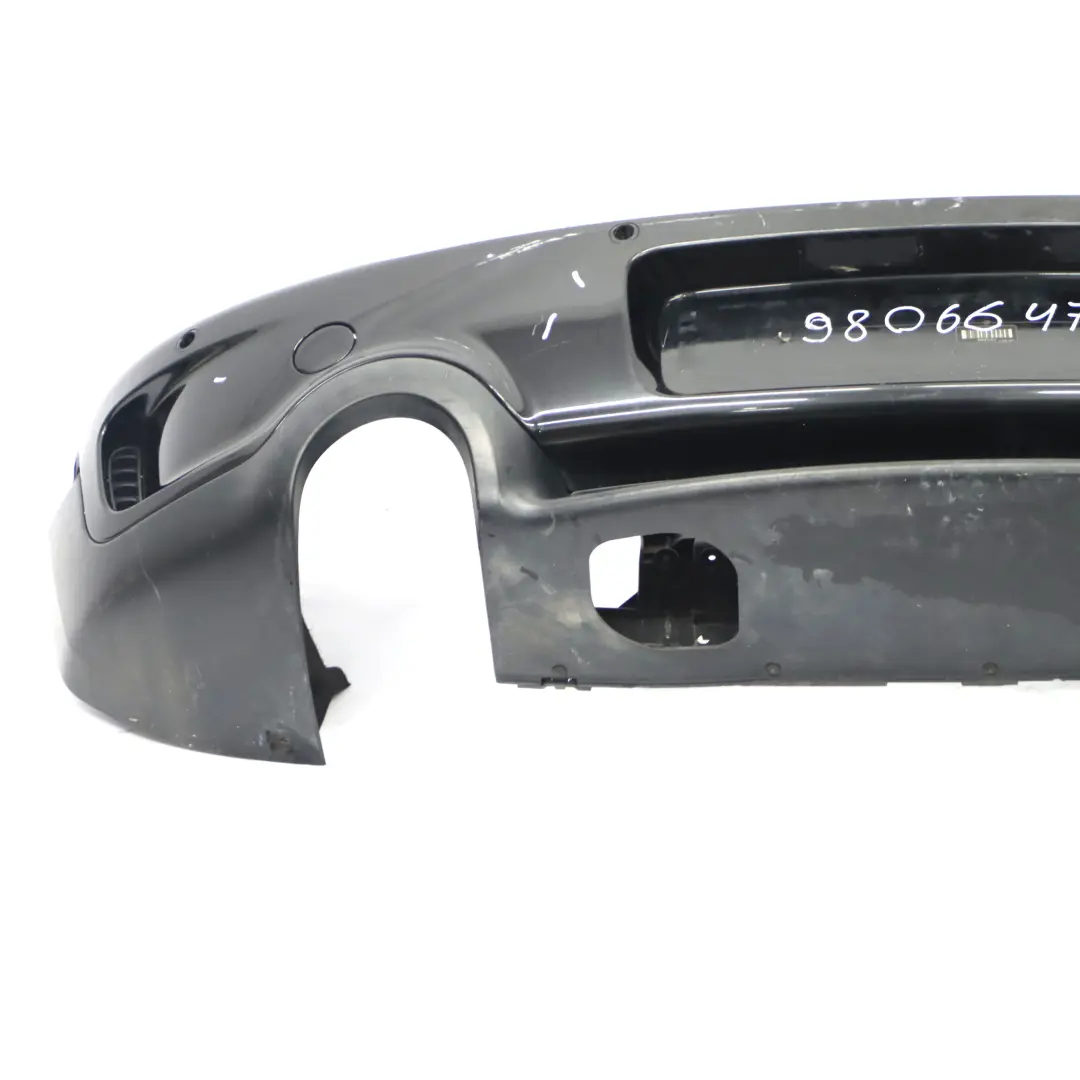 Bumper Cooper S PDC Absolute Black Metallic - B11 to Mini Countryman R60 Rear with Part number 9806647 Mini Countryman R60 Rear Bumper Cooper S PDC Absolute Black Metallic - B11 - SKU 9806647-ABS3 - Part number 9806647