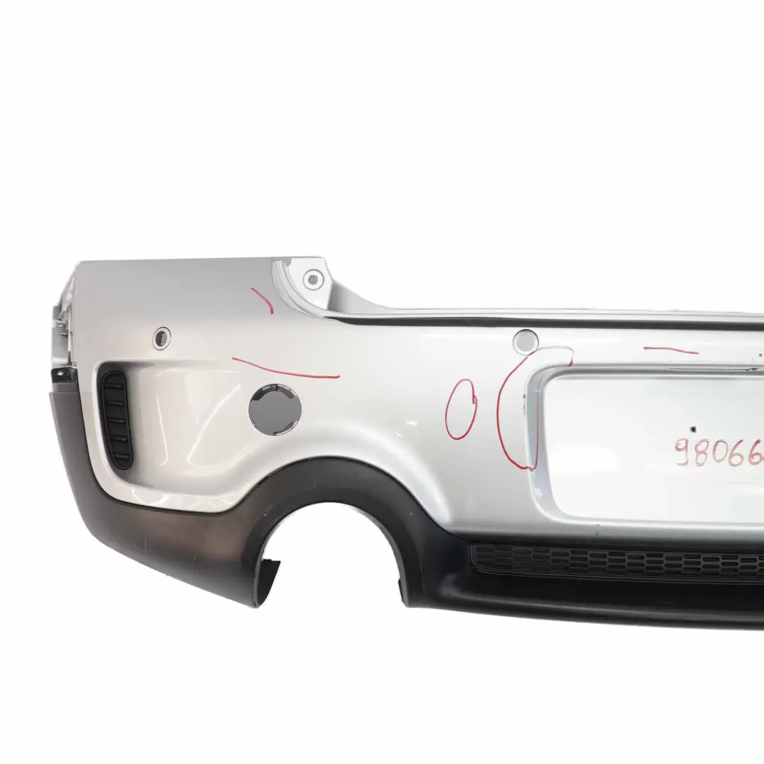 Stossfänger Hinten PDC Crystal Silber Metallic B12 für Mini Countryman R60 Cooper S mit Teilenummer 9806647 Mini Countryman R60 Cooper S Stossfänger Hinten PDC Crystal Silber Metallic B12 - SKU 9806647-CRS - Teilenummer 9806647