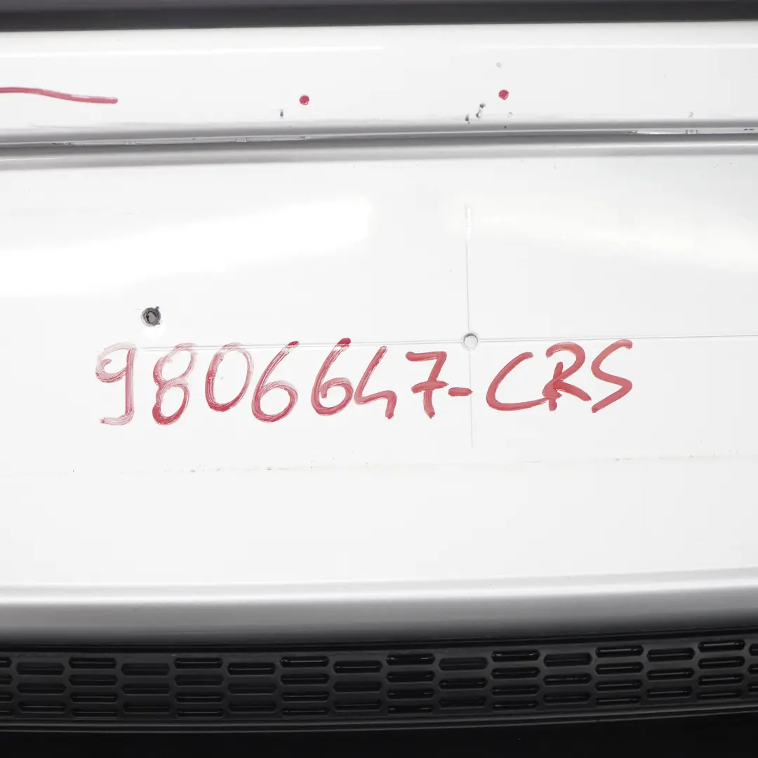 Bumper Cooper S PDC Crystal Silver Metallic - B12 to Mini Countryman R60 Rear with Part number 9806647 Mini Countryman R60 Rear Bumper Cooper S PDC Crystal Silver Metallic - B12 - SKU 9806647-CRS - Part number 9806647
