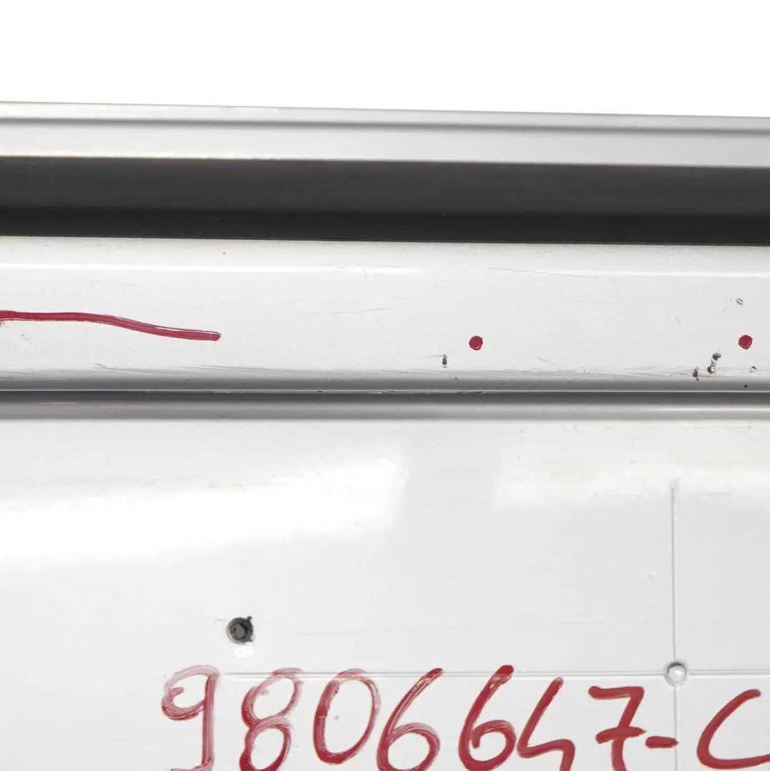 Bumper Cooper S PDC Crystal Silver Metallic - B12 to Mini Countryman R60 Rear with Part number 9806647 Mini Countryman R60 Rear Bumper Cooper S PDC Crystal Silver Metallic - B12 - SKU 9806647-CRS - Part number 9806647