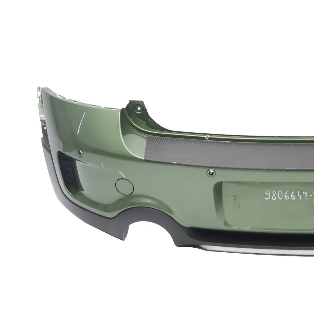 Paraurti posteriore Cooper S PDC Jungle Green Metallic - C15 per Mini Countryman R60 con numero di parte 9806647 Mini Countryman R60 Paraurti posteriore Cooper S PDC Jungle Green Metallic - C15 - SKU 9806647-JG - Numero di parte 9806647
