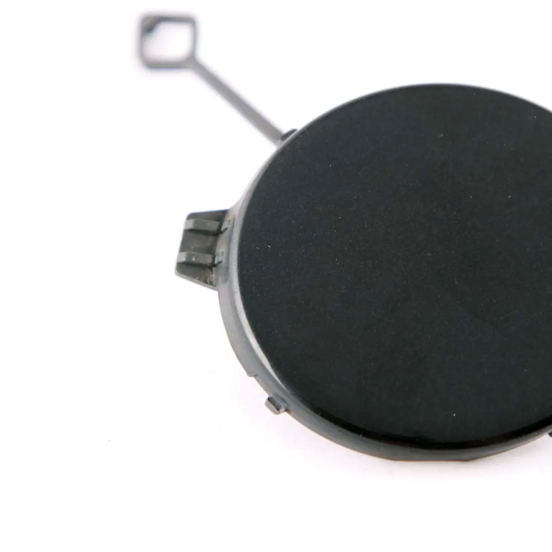 Rear Bumper Flap Mini R60 Cover Towing Eye Left N/S Absolute Black Metallic B11 - SKU 9806649-ABS - Part number 9806649