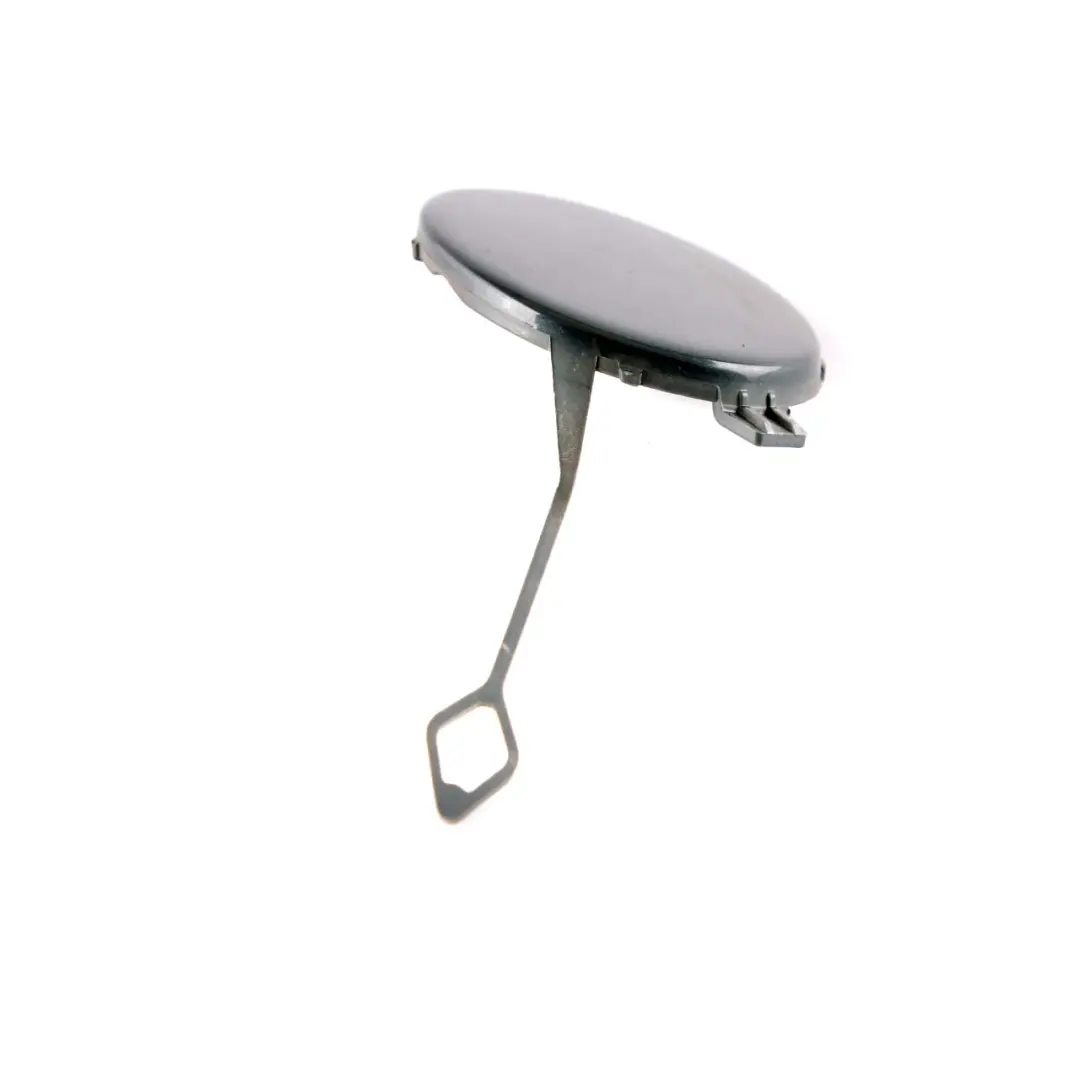 Bumper Flap Mini R60 Cover Towing Eye Left N/S Absolute Black Metallic B11 to Rear with Part number 9806649 Rear Bumper Flap Mini R60 Cover Towing Eye Left N/S Absolute Black Metallic B11 - SKU 9806649-ABS - Part number 9806649